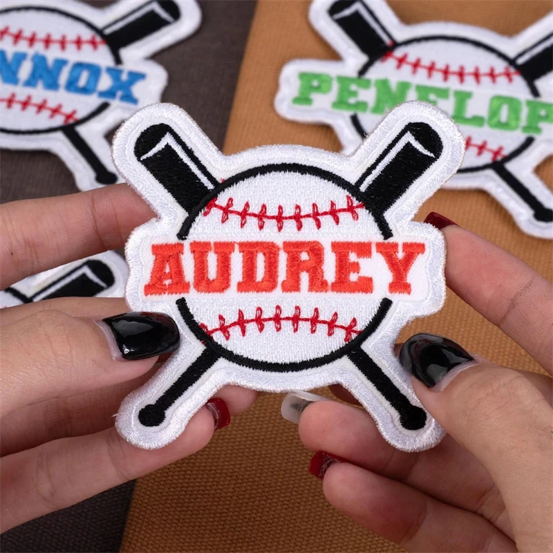 Parche bordado personalizado con nombre – velcro coser o planchar - imagen 5