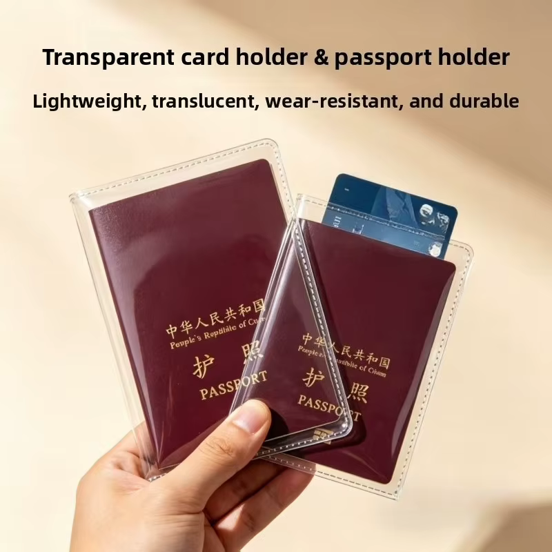 Funda mate impermeable para pasaporte