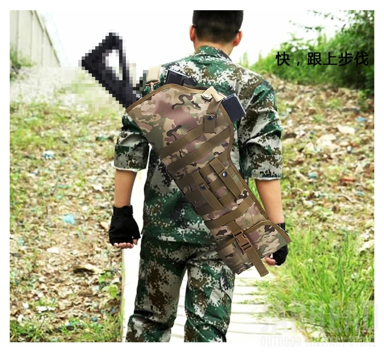 Funda táctica estilo Molle en color negro