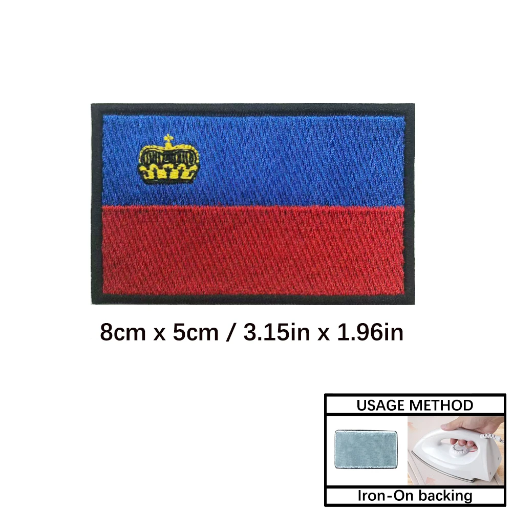 Parche brazalete bordado banderas – Hook & Loop o planchar - imagen 4