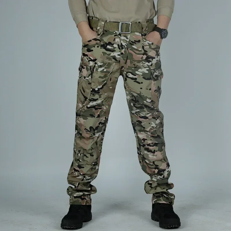 Conjunto táctico camuflaje impermeable softshell Sharkskin con capucha - imagen 5