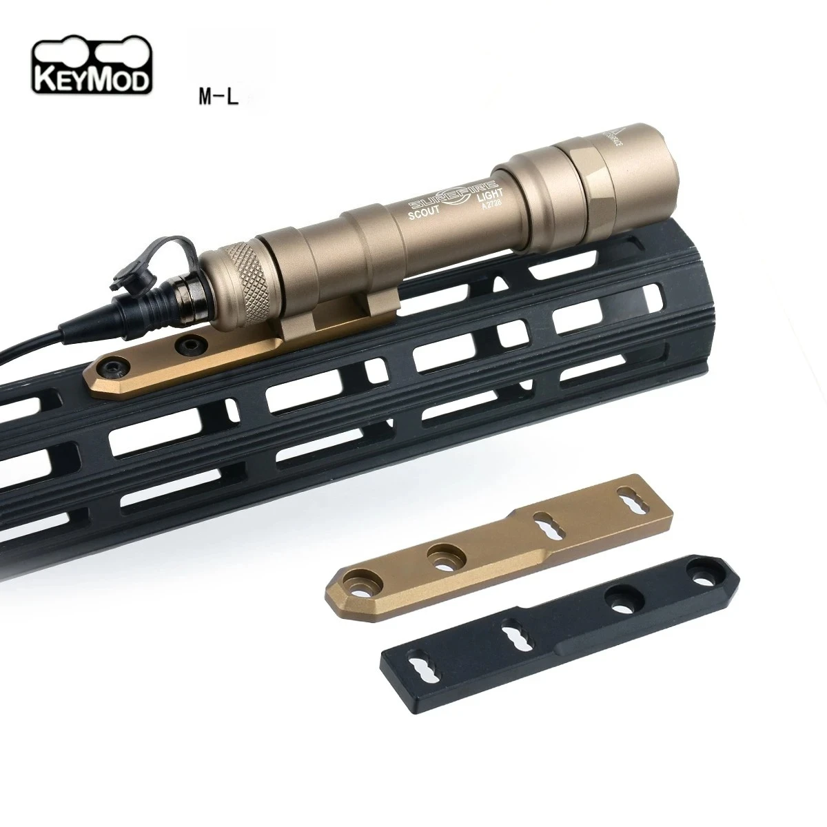 Linterna Táctica Surefire M600 con Riel Picatinny para AR15 - imagen 3