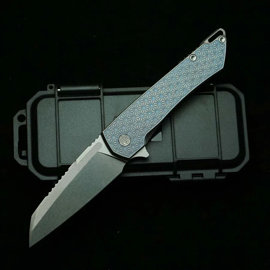 Cuchillo plegable Mojave LEMIFSHE en estuche impermeable
