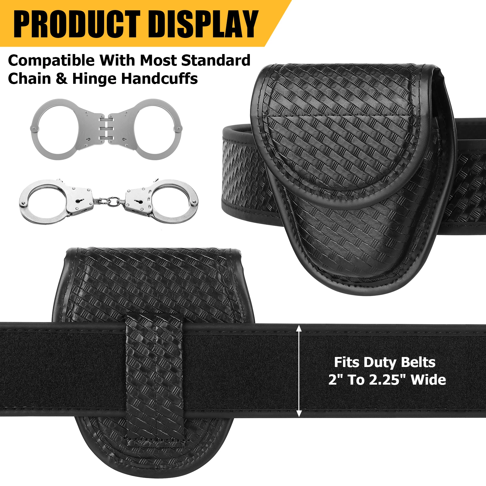 KRYDEX funda táctica para esposas de cierre oculto a presión - imagen 5