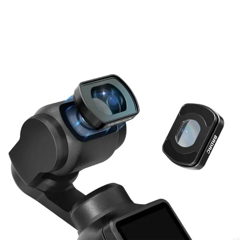 Accesorio lente gran angular aleación de aluminio para vídeo