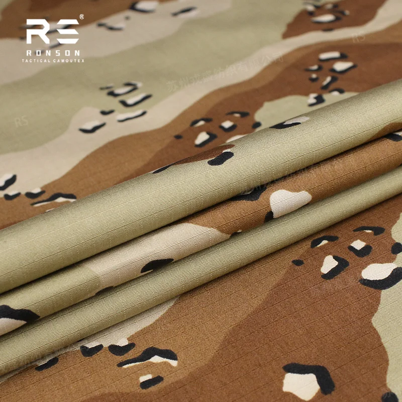 Tela Ripstop NYCO chocolate chip DBDU camuflaje táctica duradera - imagen 5