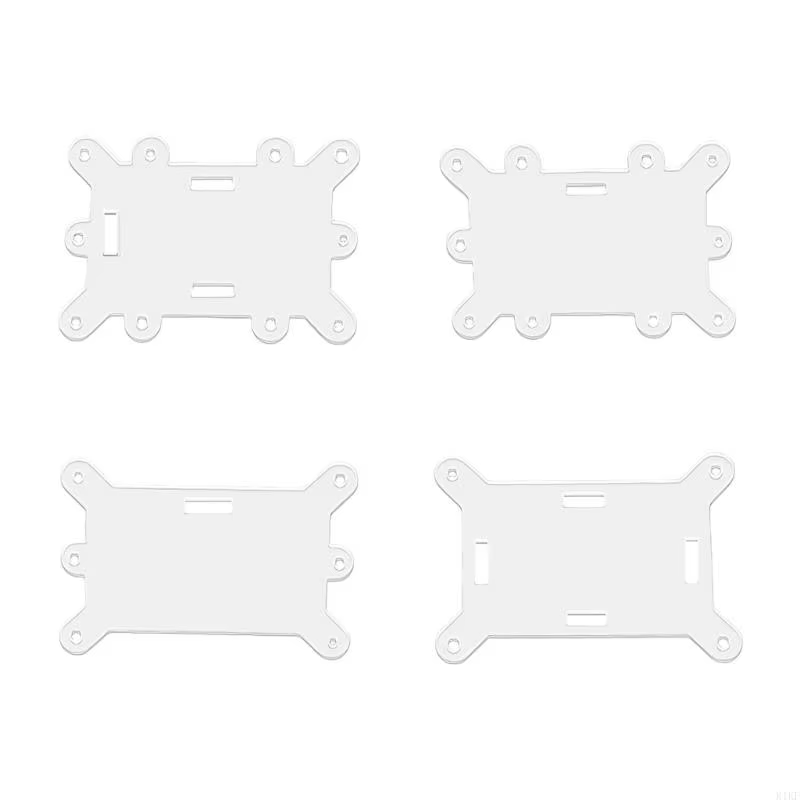 Clips multiusos portatarjetas acrílico transparente resistente al agua