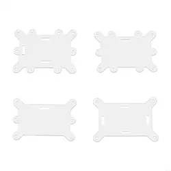 Clips multiusos portatarjetas acrílico transparente resistente al agua