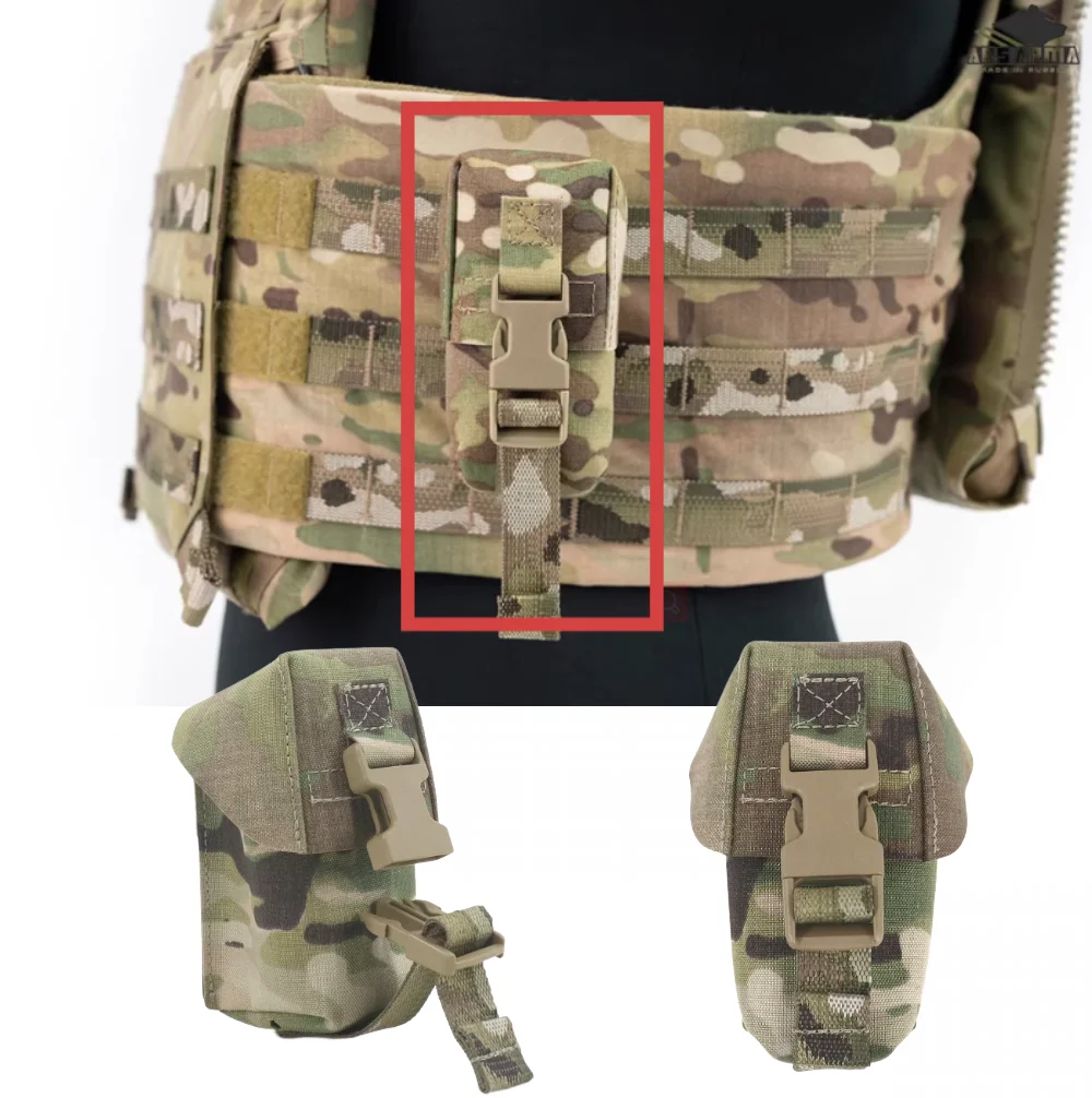 Funda táctica ARS con tapa abatible para cargadores Flashbang y humo - imagen 3
