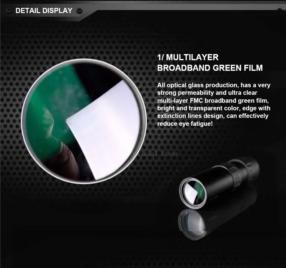 Monocular profesional para camping y senderismo