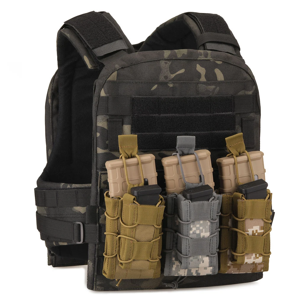 Porta cargador tático 2 en 1 con sistema MOLLE