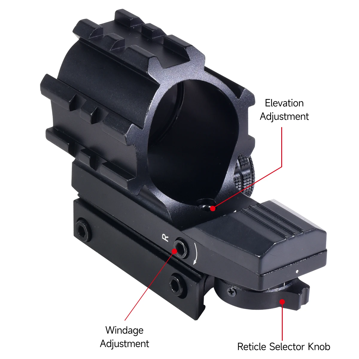 Óptica Holográfica HD112 Punto Rojo/Verde con Láser – Rifles y Pistolas - imagen 3