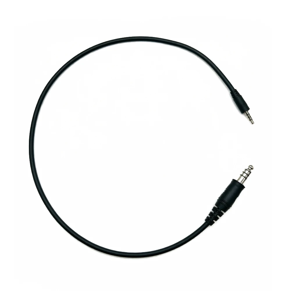 Cable U174 para U94 PTT – Auriculares tácticos militares 3,5/7,1 mm