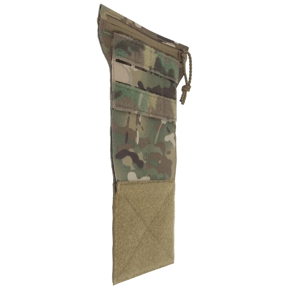 Panel táctico MOLLE para pecho con bolsillo y velcro gancho-bucle - imagen 3