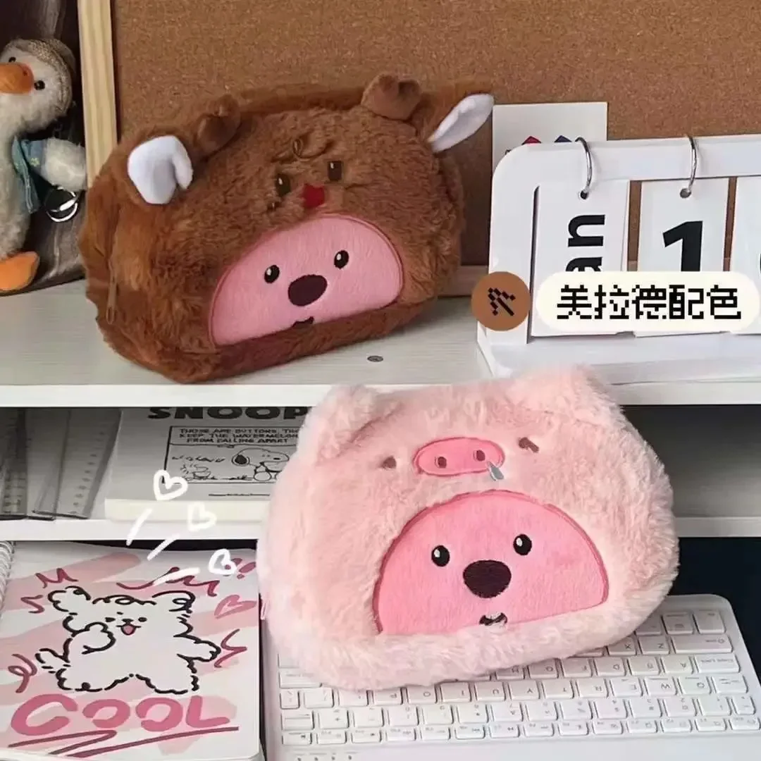 Estuche peluche kawaii dibujos para bolígrafos y rotuladores
