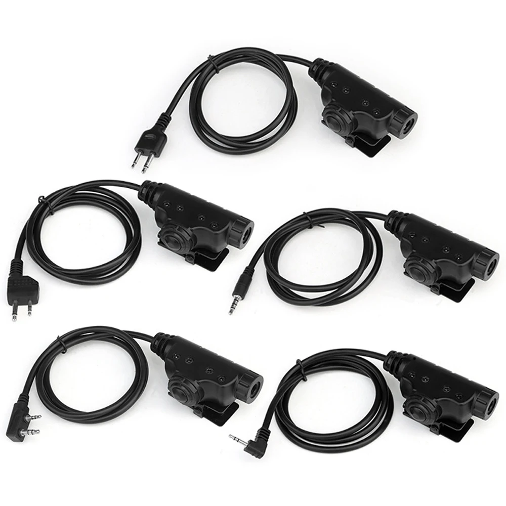 Adaptador Auriculares Walkie Talkie – Compatible Motorola Kenwood Baofeng PTT - imagen 5