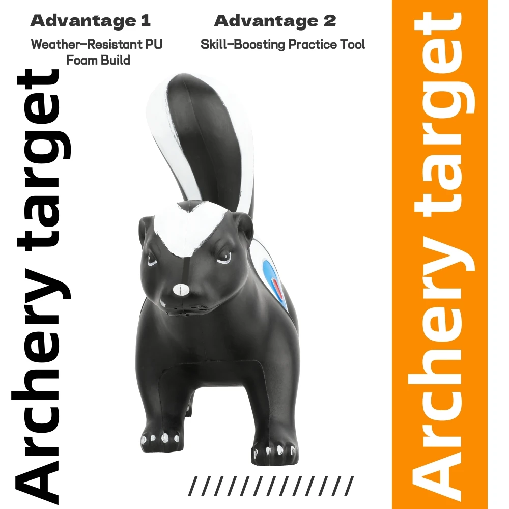 Diana 3D para tiro con arco Mapache PU ligera y portátil - imagen 2