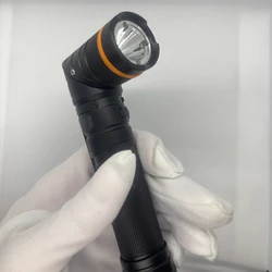 Linterna táctica de ángulo recto con luz roja, blanca y verde