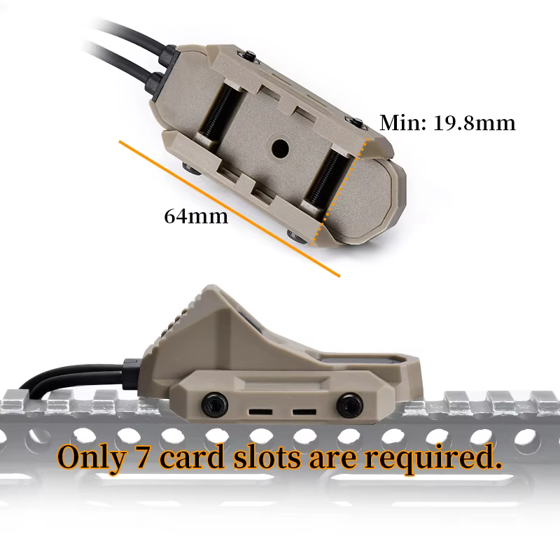 Linterna táctica AXON con láser – Compatible Picatinny y M-LOK - imagen 4