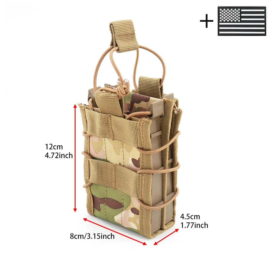 Bolsa táctica MOLLE para herramientas doble compartimento - imagen 5