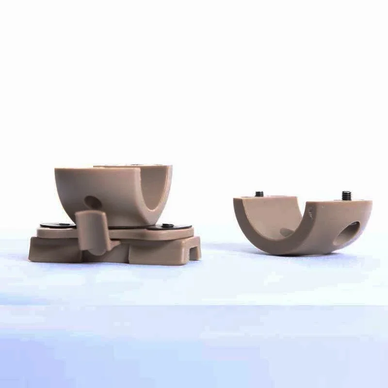 Linterna táctica para casco con luz estroboscópica y clip - imagen 3