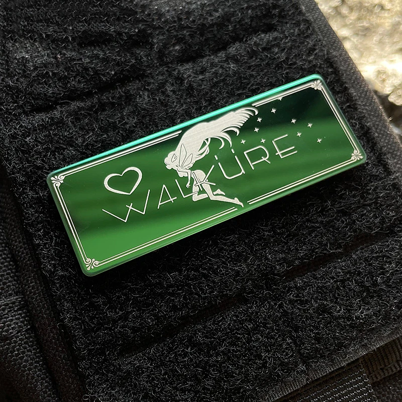 Parche metálico Valkyrie detalle frontal