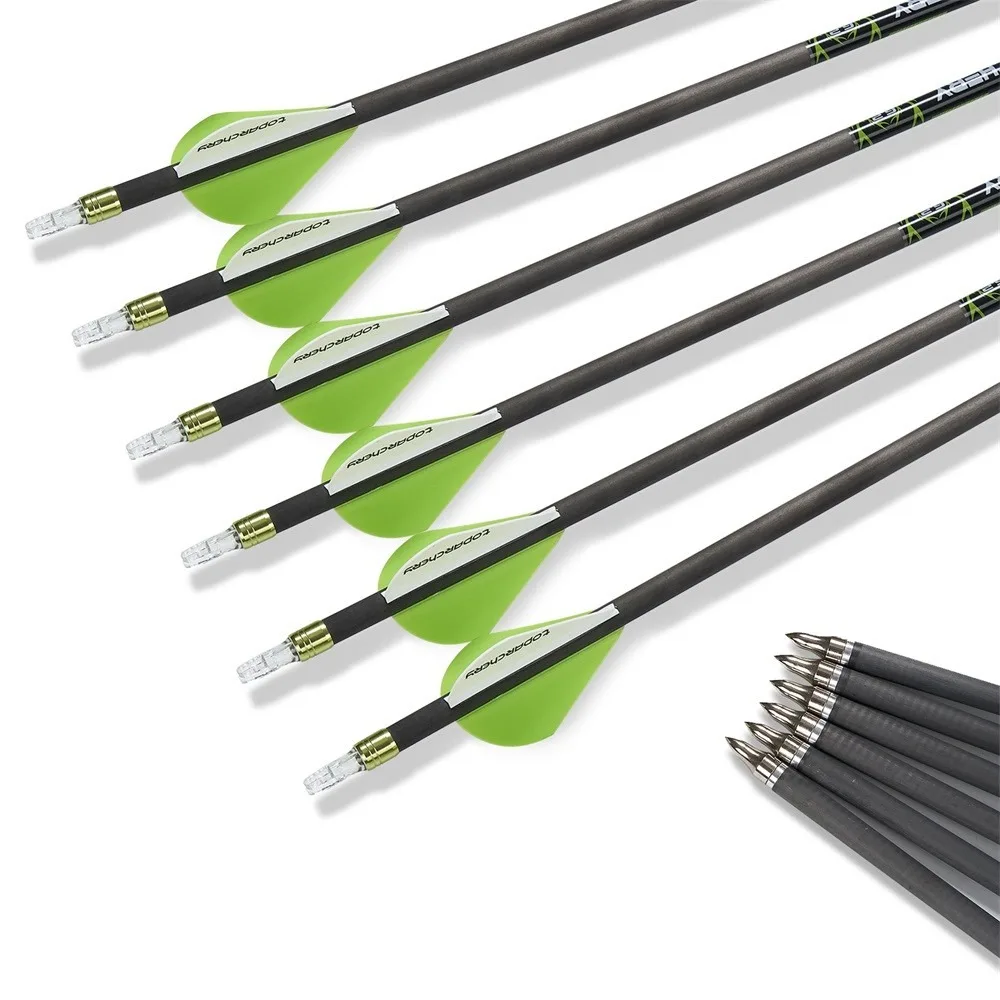 Flechas de carbono para arco recurvo y compuesto, espina fina - imagen 2