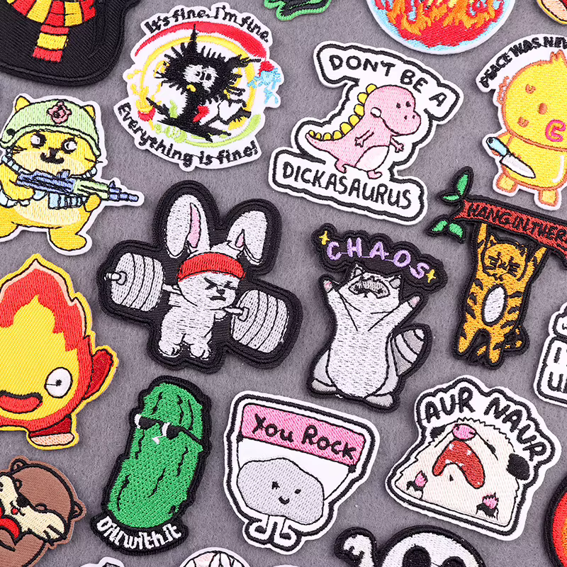 Parches bordados Hip Hop pato - planchar para chaqueta y camiseta - imagen 4