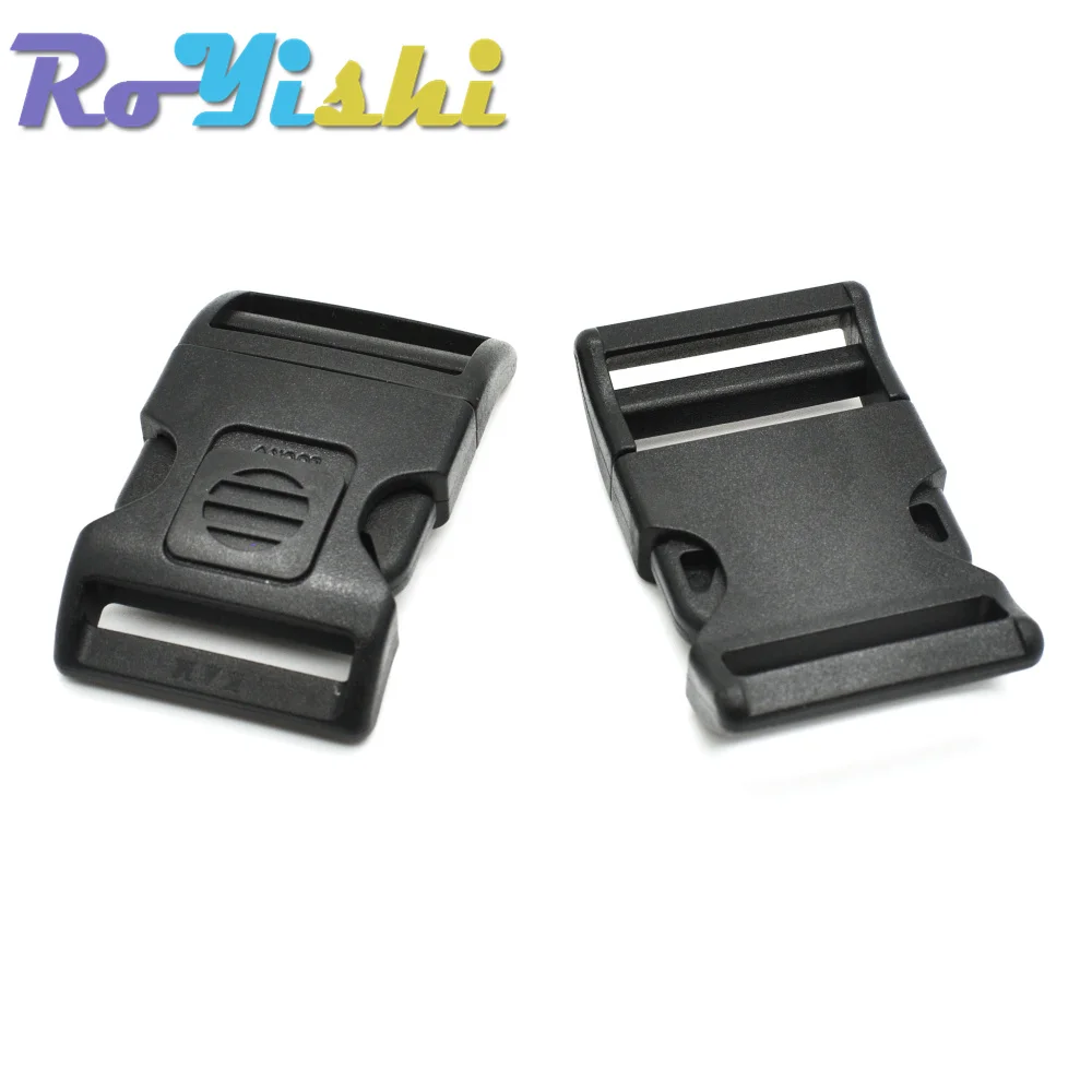 Hebilla autoblocante arqueada plástica para correas de mochila camping - imagen 4
