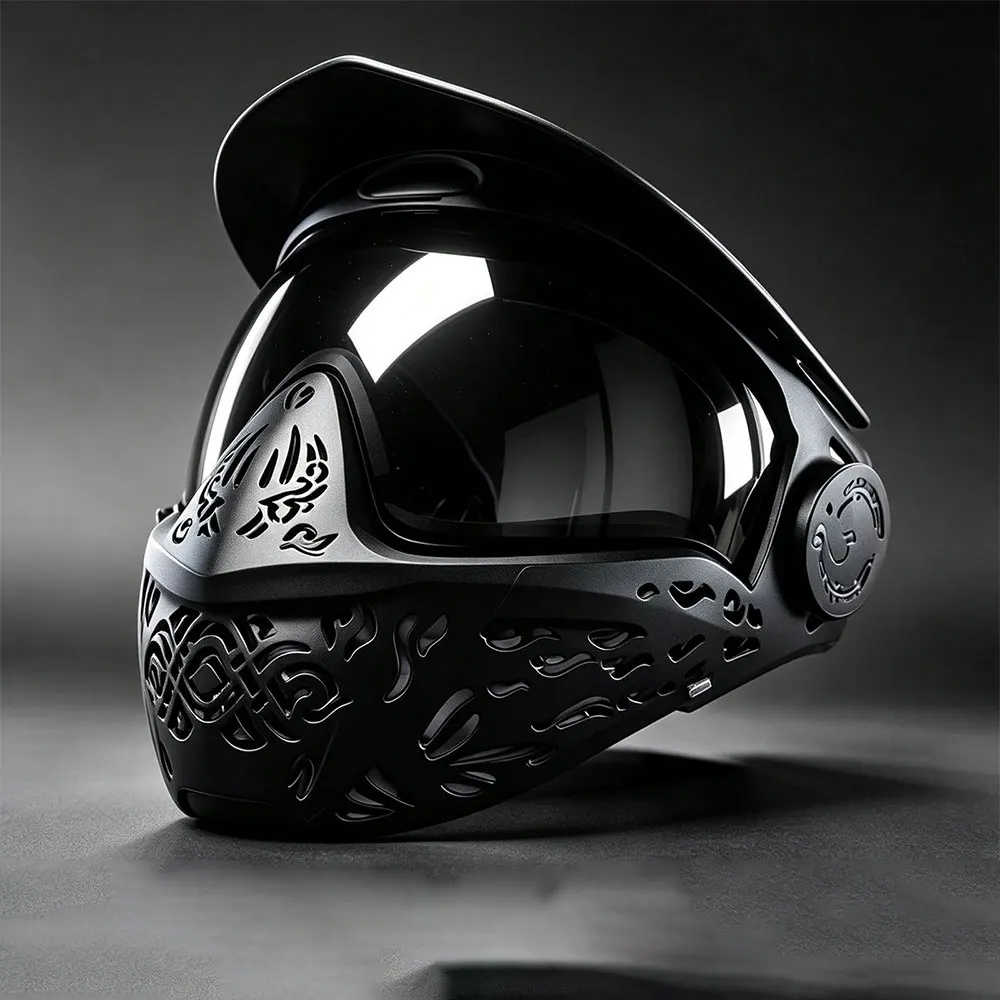 Máscara Paintball Full Face Protección TPE Antivaho PC