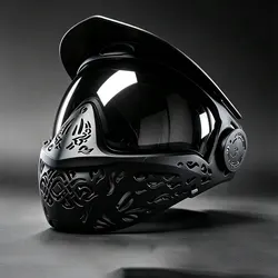 Máscara Paintball Full Face Protección TPE Antivaho PC