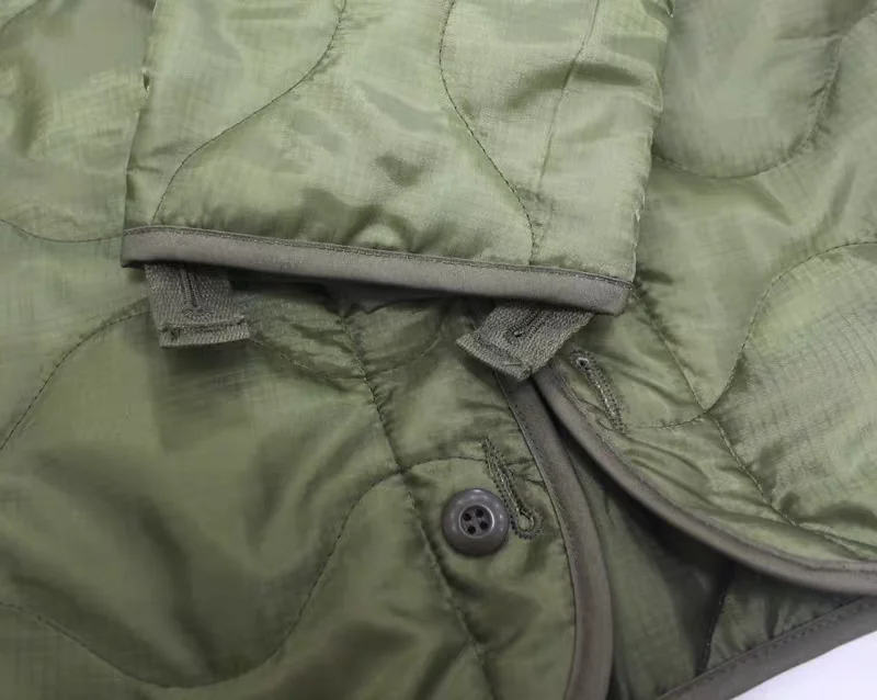 Chaqueta cortavientos táctica M65 hombre, forro algodón cálido - imagen 3