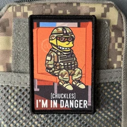 Parche táctico de moral «I'm in Danger» con velcro