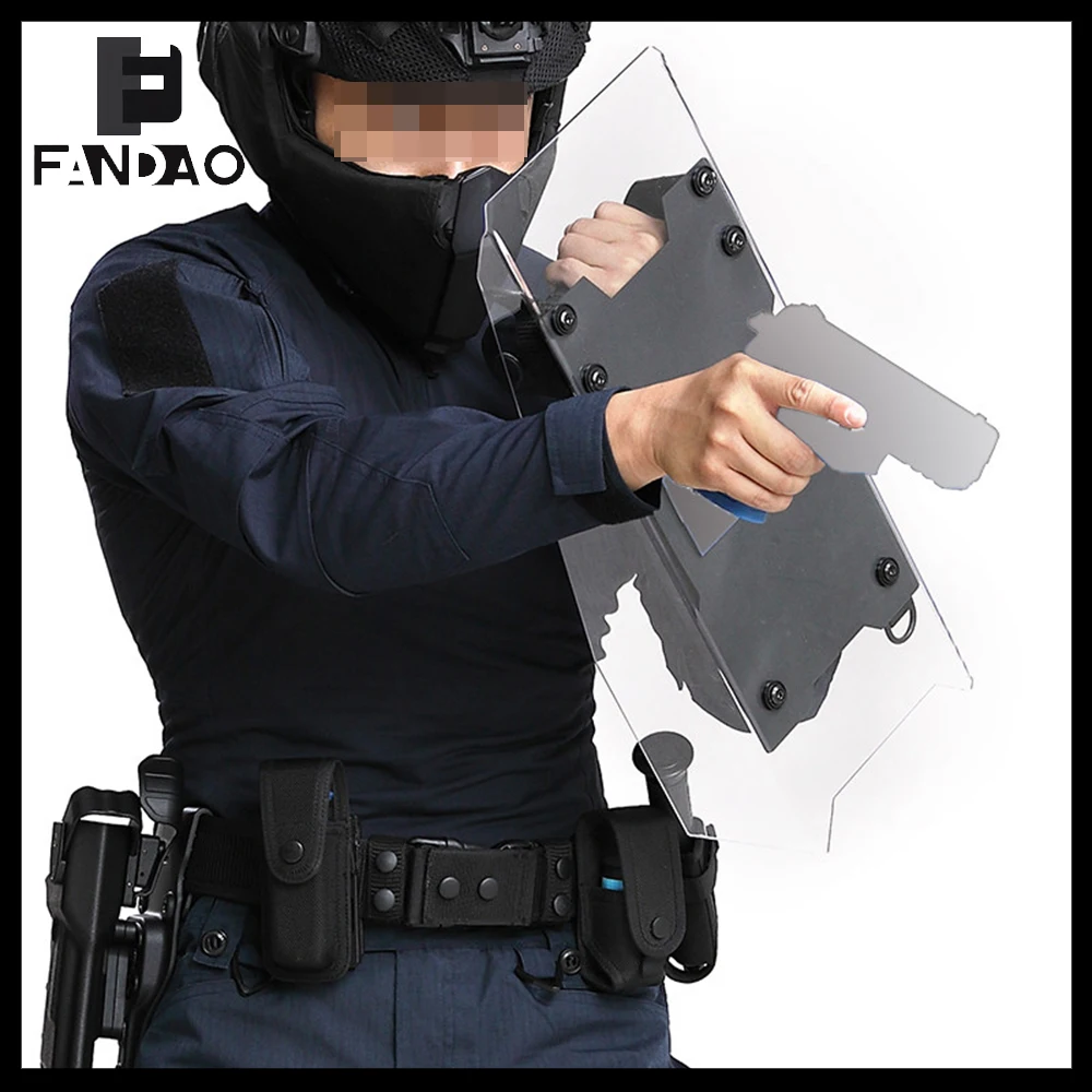 Escudo táctico de policarbonato resistente a impactos y puñaladas - imagen 5