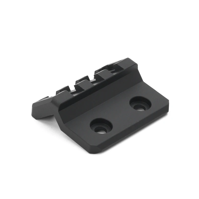 Adaptador linterna táctica M-LOK Keymod riel metálico desplazado