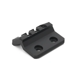 Adaptador linterna táctica M-LOK Keymod riel metálico desplazado
