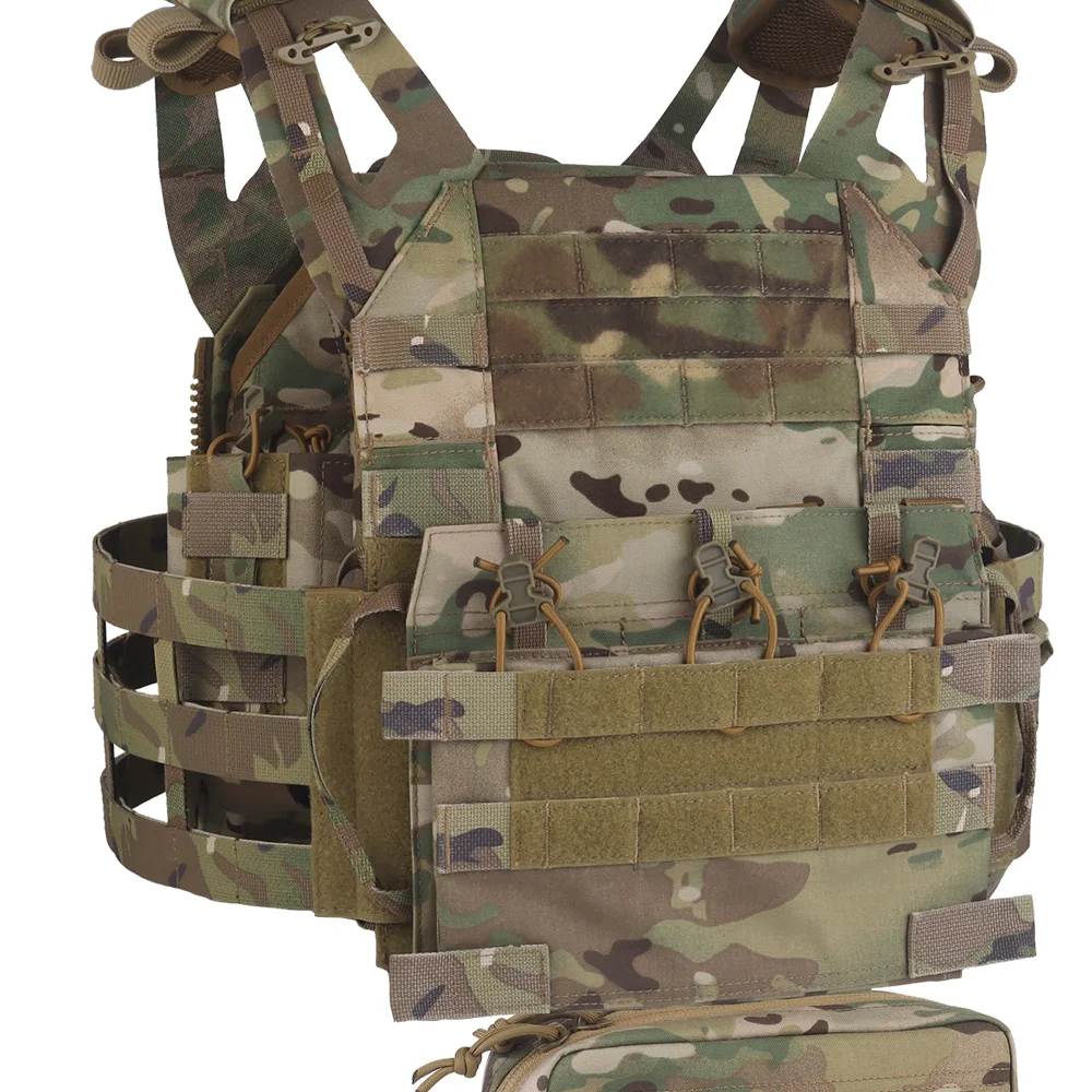 JPC Serie R Chaleco táctico portaplacas modular MOLLE liberación rápida - imagen 4