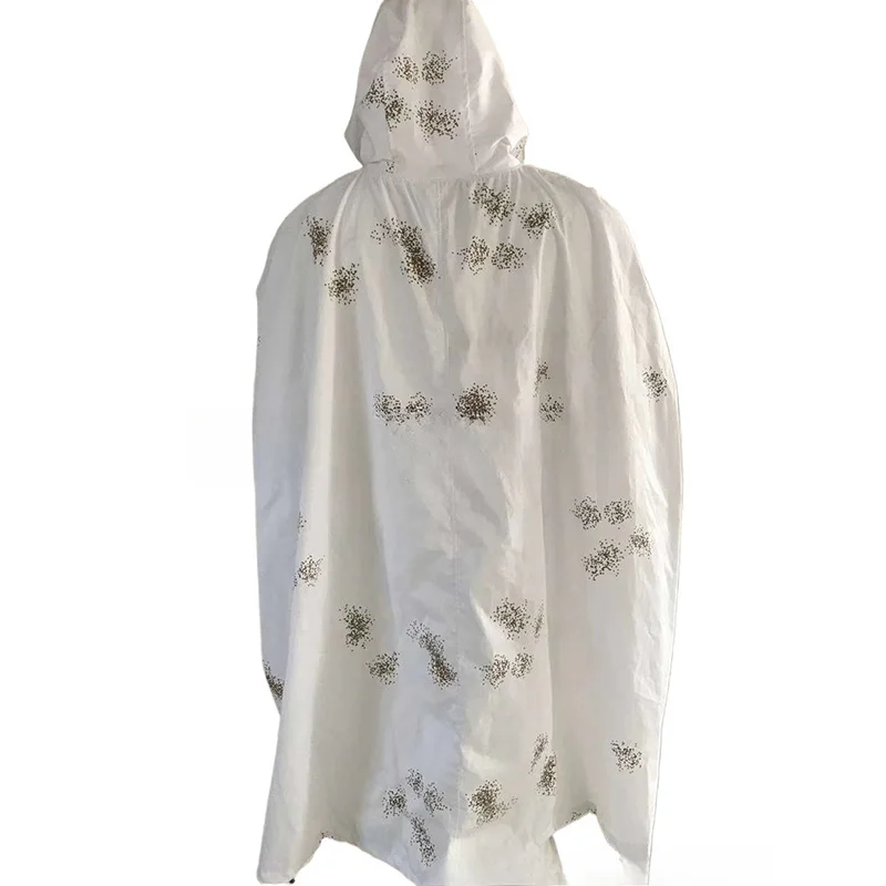 Traje ghillie para nieve camuflaje blanco con capucha - imagen 2