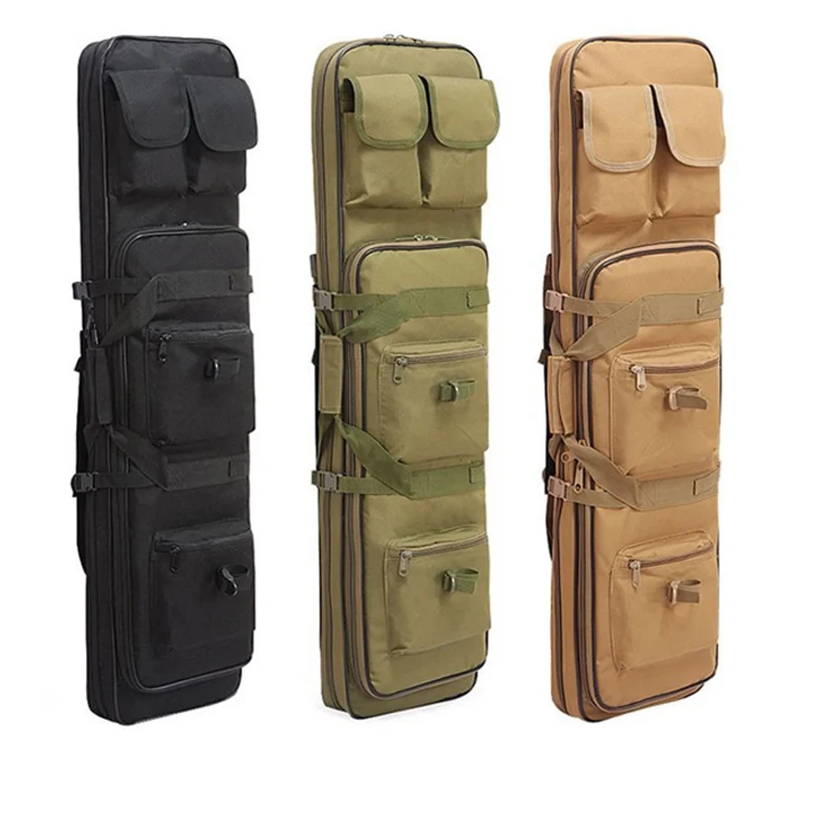 Mochila táctica de nailon para airsoft con funda de pistola caza - imagen 3