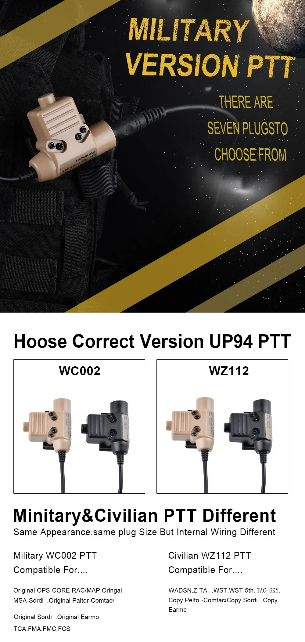 Auriculares tácticos en acción