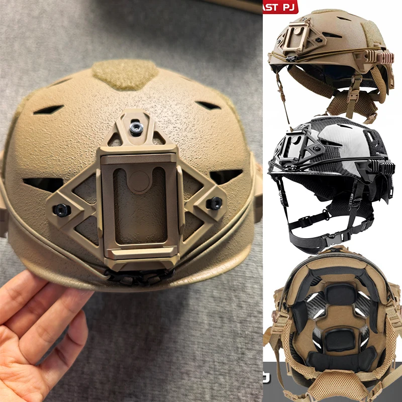 Casco táctico Wendy 3.0 fibra de carbono para rescate y esquí - imagen 5