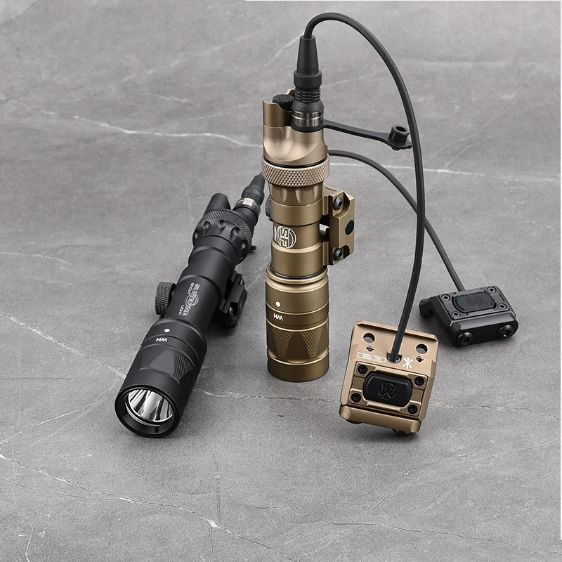 Soporte linterna táctica con interruptor para riel Picatinny - imagen 5