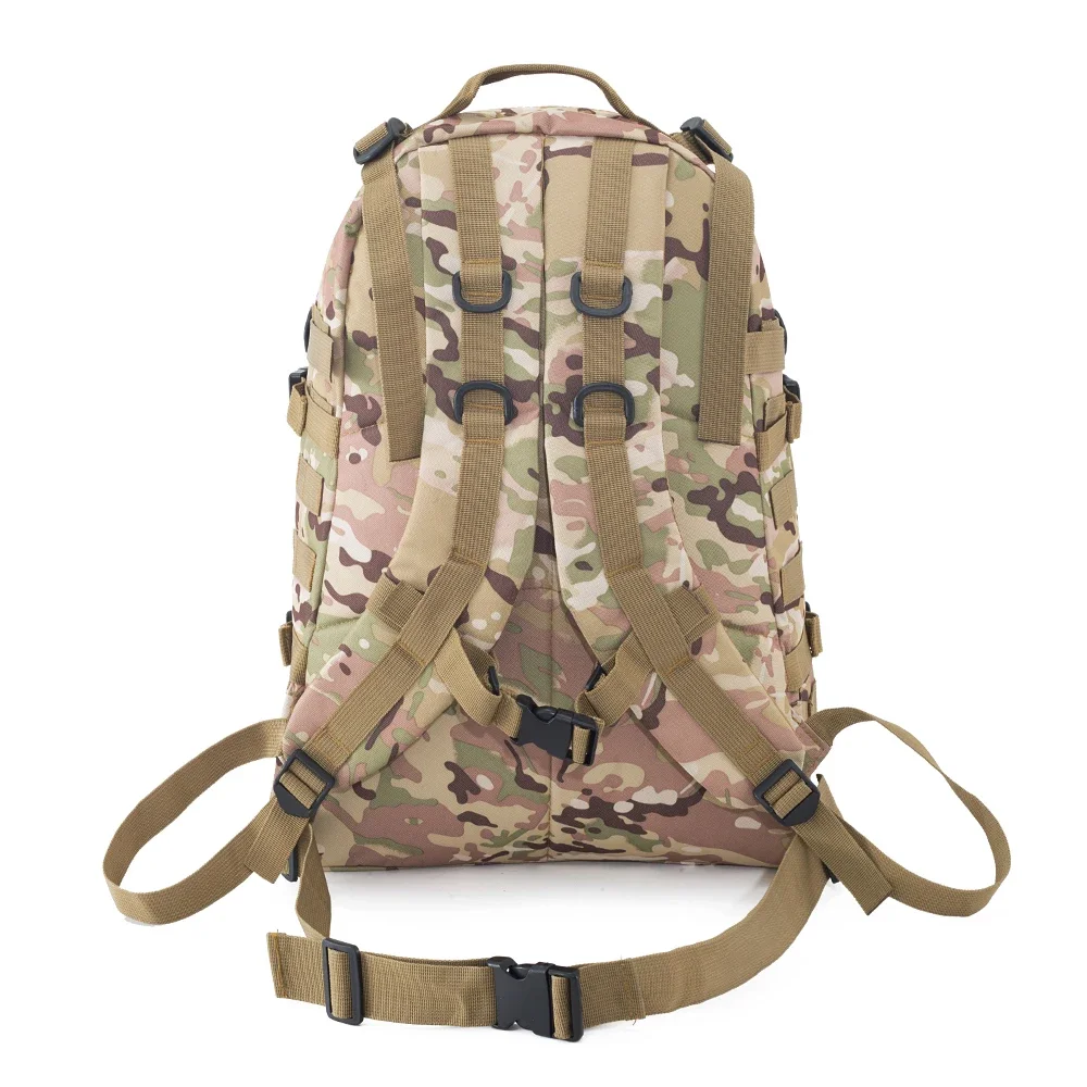 Mochila táctica MOLLE camuflaje 3D para camping y senderismo - imagen 3