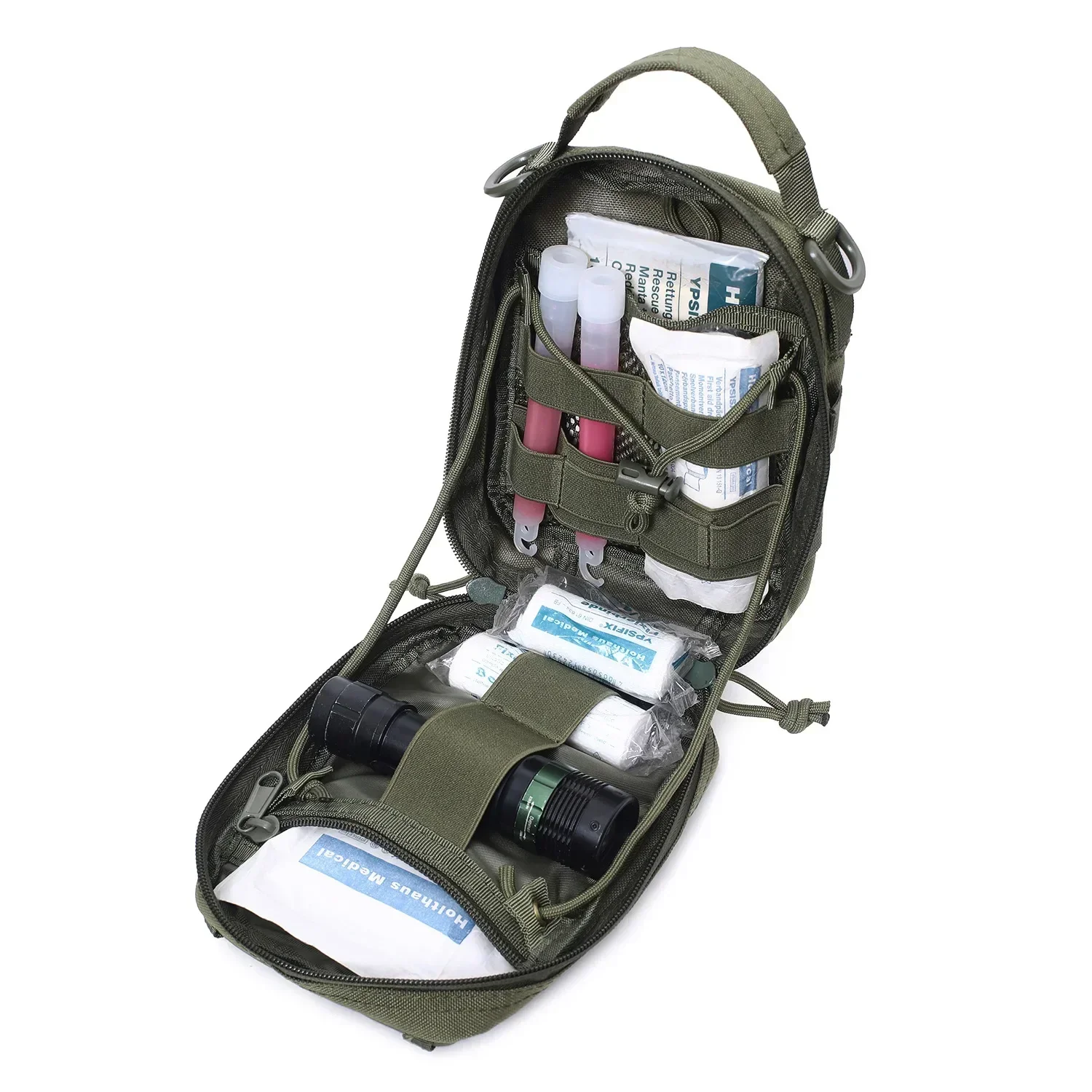 Bolsa médica táctica compacta MOLLE para EMT, cinturón o chaleco - imagen 5