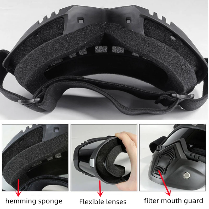 Gafas de protección facial transparentes - antinieblas y polvo - imagen 5