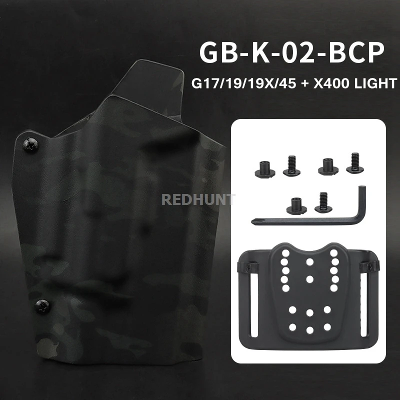 Funda Kydex táctica retención cinturón Glock G17 G19 - imagen 2