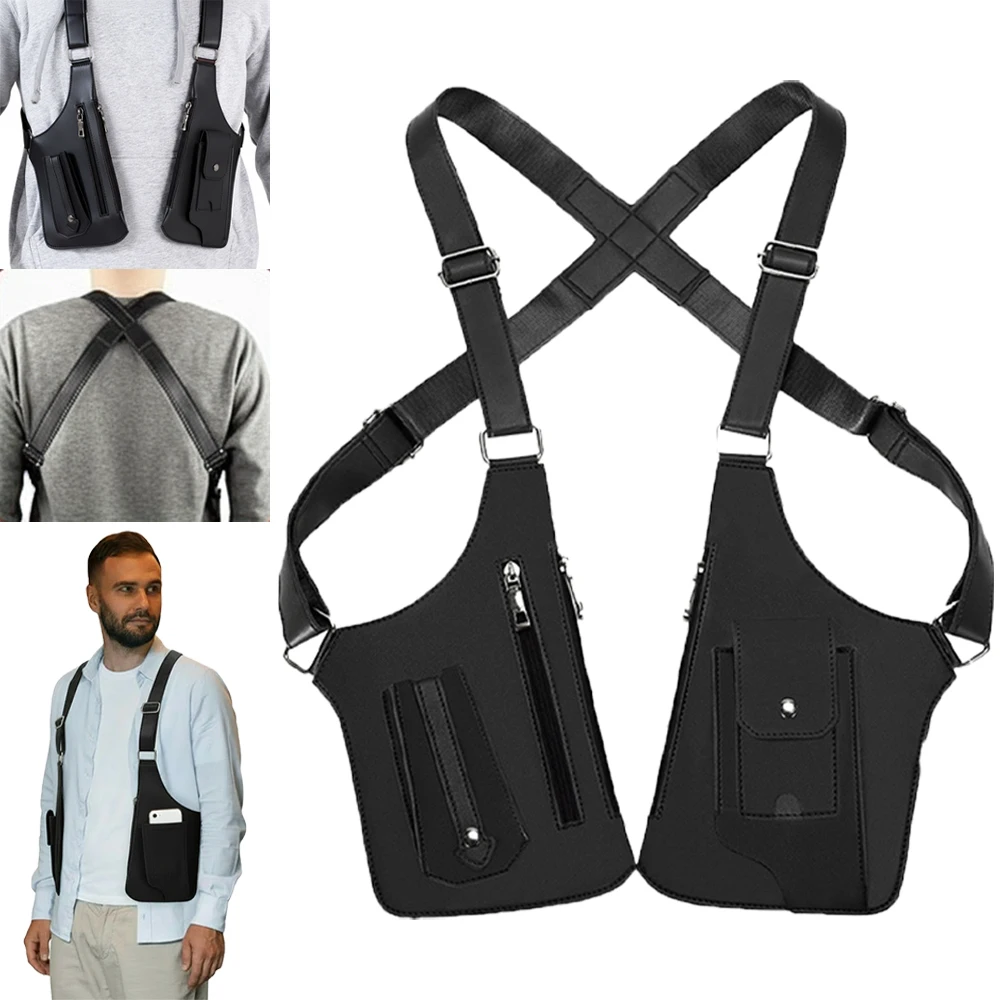 Bolso táctico de axila antirrobo con bolsillo oculto y correa - imagen 4