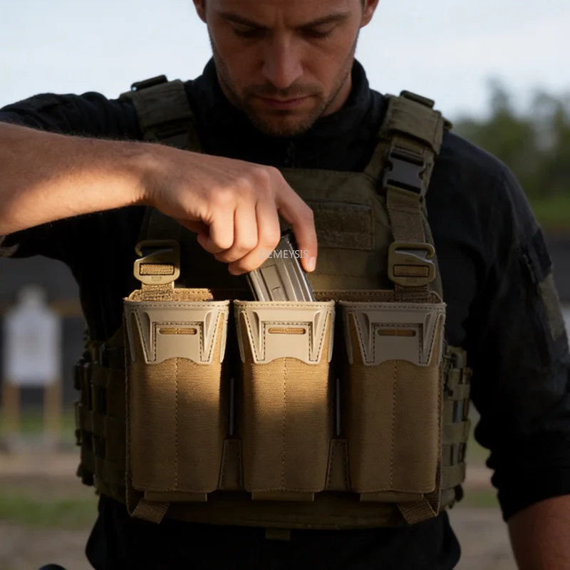 Aifsoft Bolsa para cargadores táctica multi-calibre M4 y 9mm - imagen 4