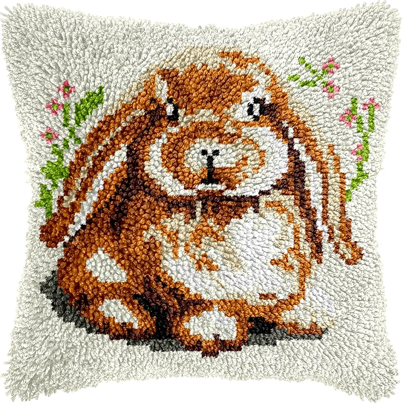 Kit de ganchillo para alfombras y cojines animales salvajes - imagen 3