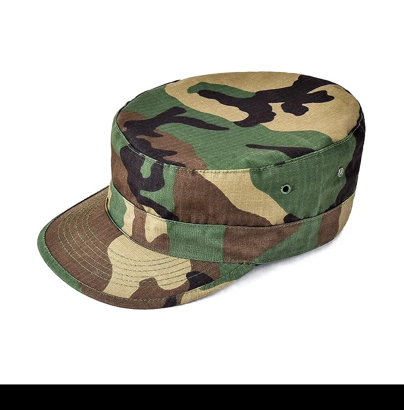 Gorra táctica ripstop camuflaje vista frontal